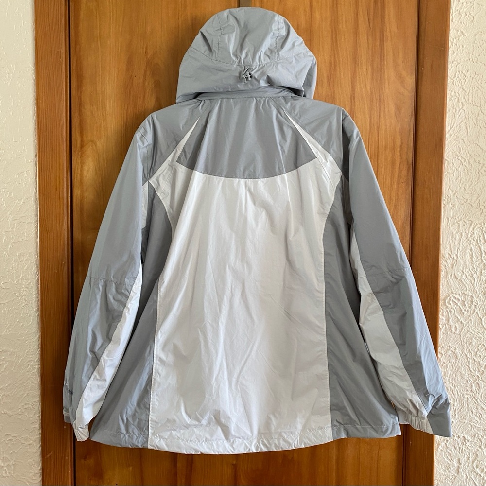 Eddie Bauer NWT WeatherEdge Jacket Mid Weight Shell White Gray Women’s XXL - Picture 6 of 16